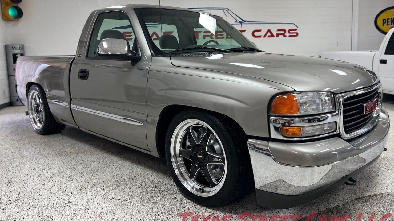 2000 GMC Sierra, NBS, low mile, qa1/belltech drop, corsa exhaust, welds, big brake kit