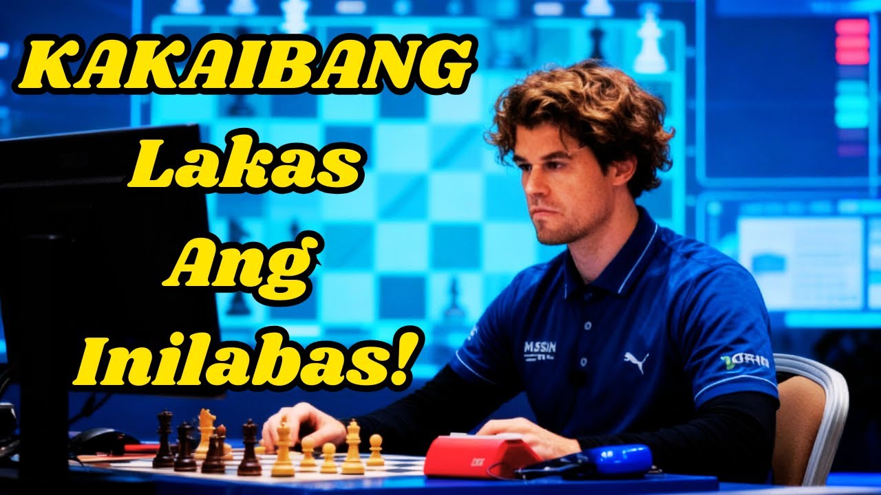 Ang KAKAIBANG Lakas! Magnus Carlsen vs Denis Lazavik!