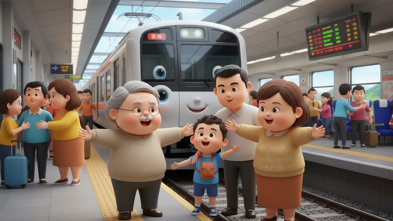 Naik Kereta Api Tut Tut Tut Oh Senangnya 🎶 Lagu Anak Populer