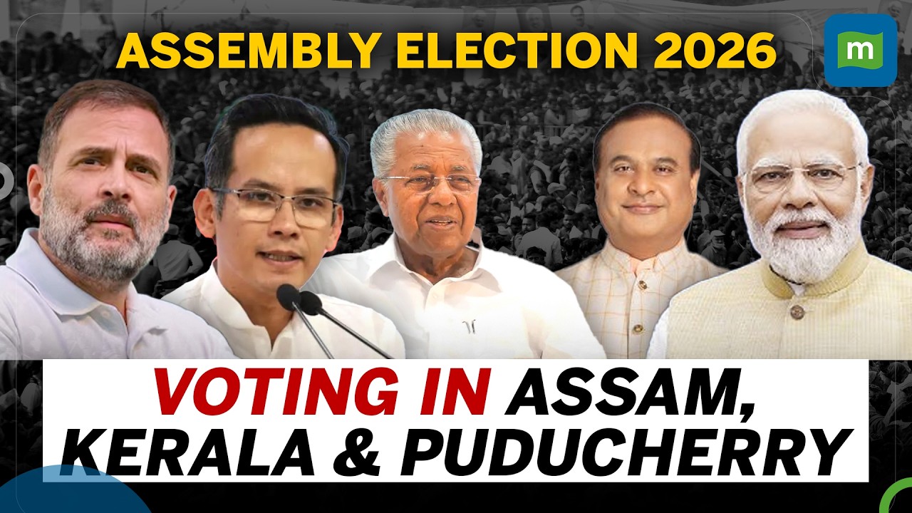 LIVE: Assembly Election 2026: Voting in Assam, Kerala & Puducherry |Congress | BJP |LDF | NDA | ECI