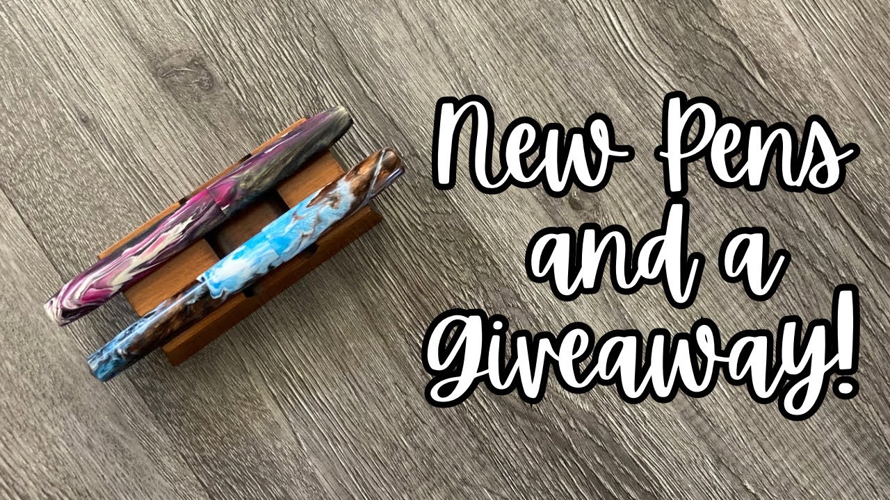 NEW PEN DAY and a GIVEAWAY // Zodiac Pens Co - two new pen models!