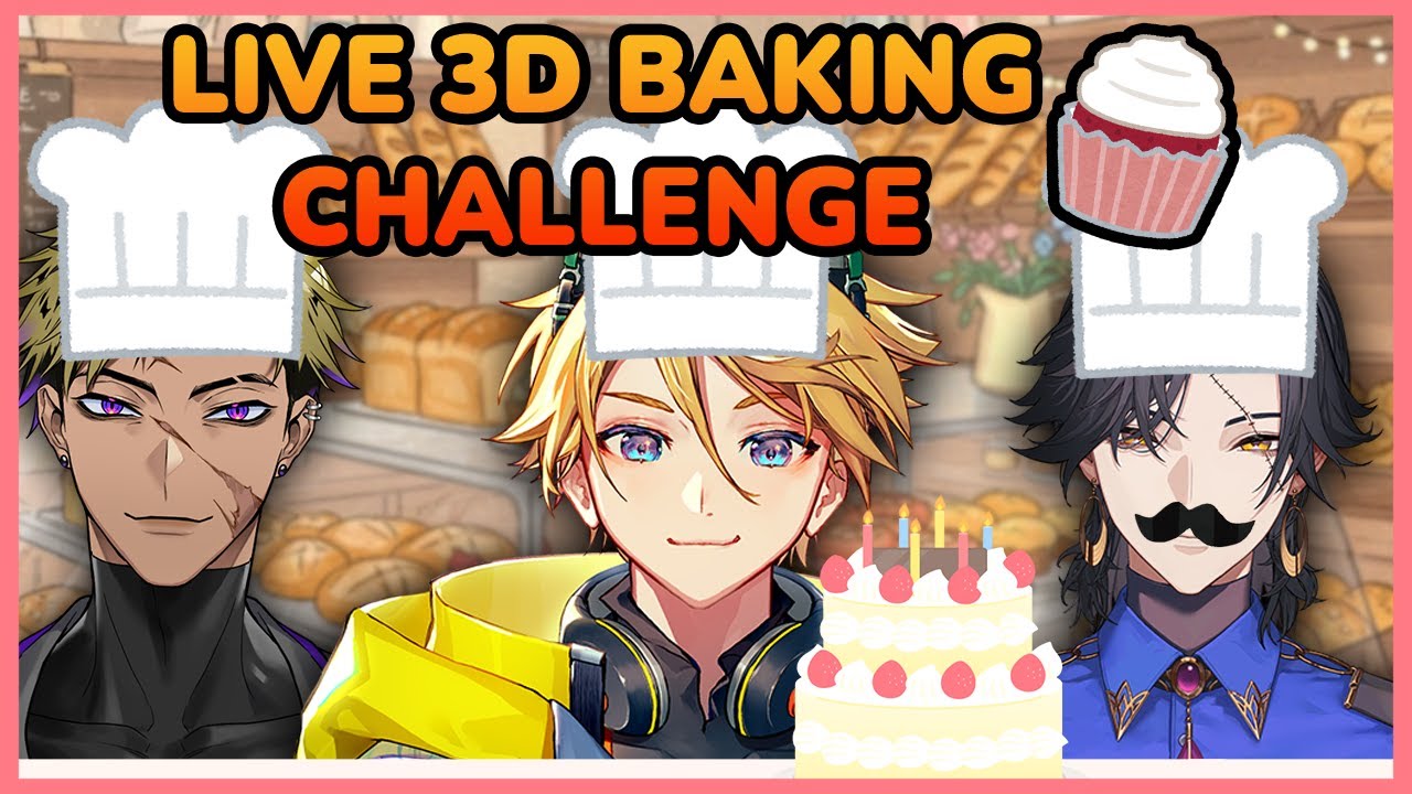 【FULL 3D STREAM】KRISIS MAKE THE BEST OR WORST CAKES【NIJISANJI EN | Yu Q. Wilson】