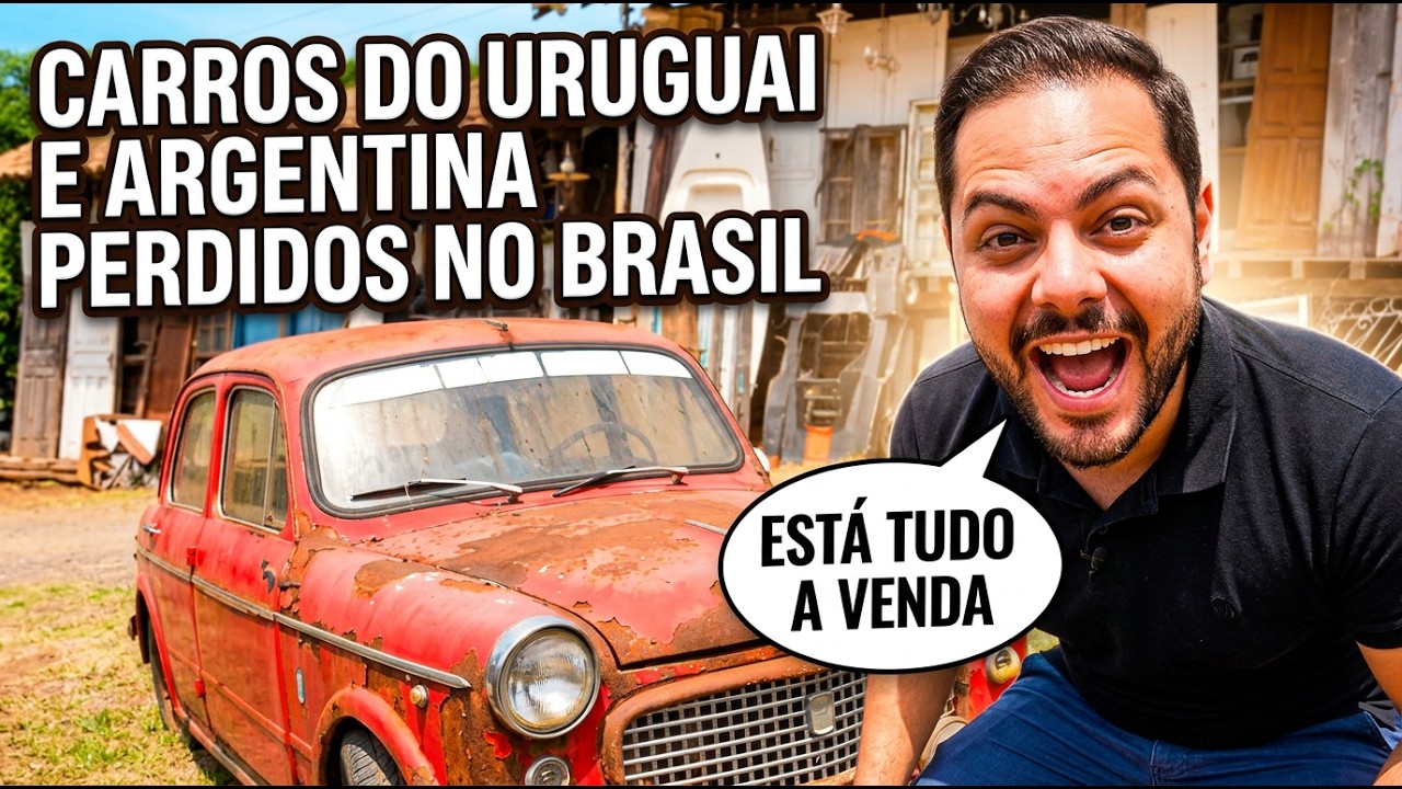 Mais de 100 carros tomando sol e chuva — TODOS À VENDA!