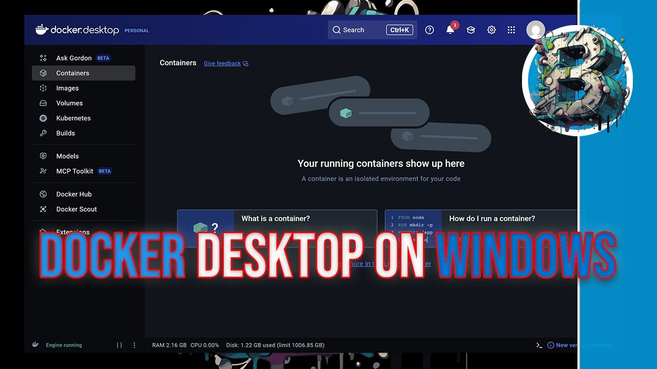 Docker Desktop on Windows: Install & First Launch