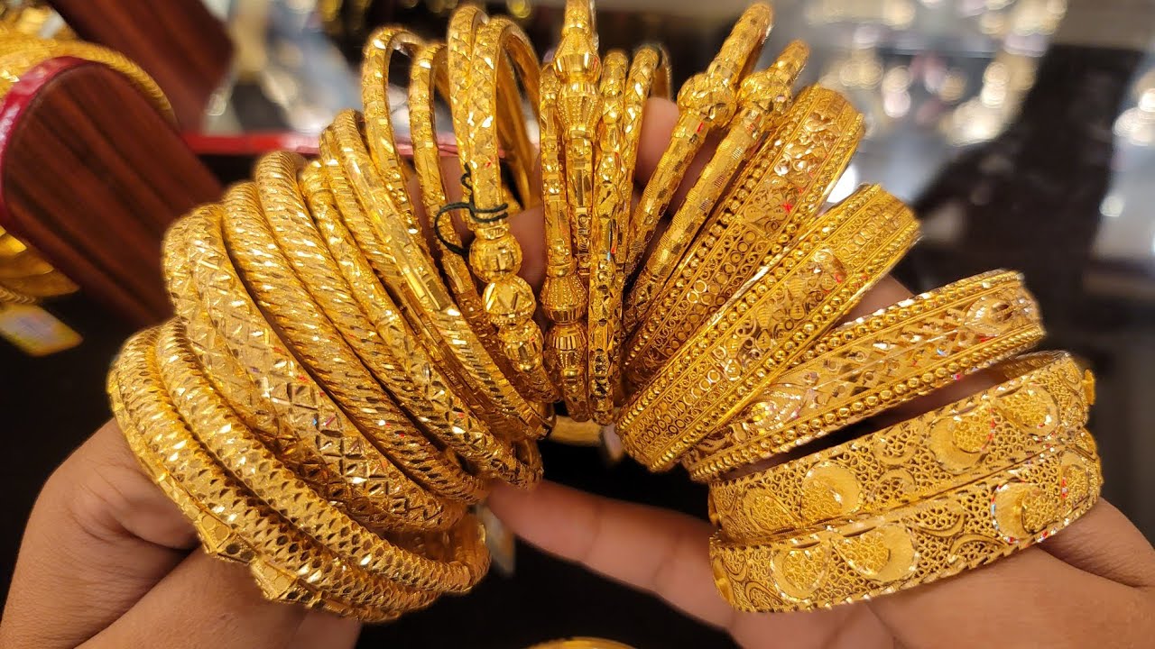 সোনার সলিড চুড়ির কালেকশন /gold bangles