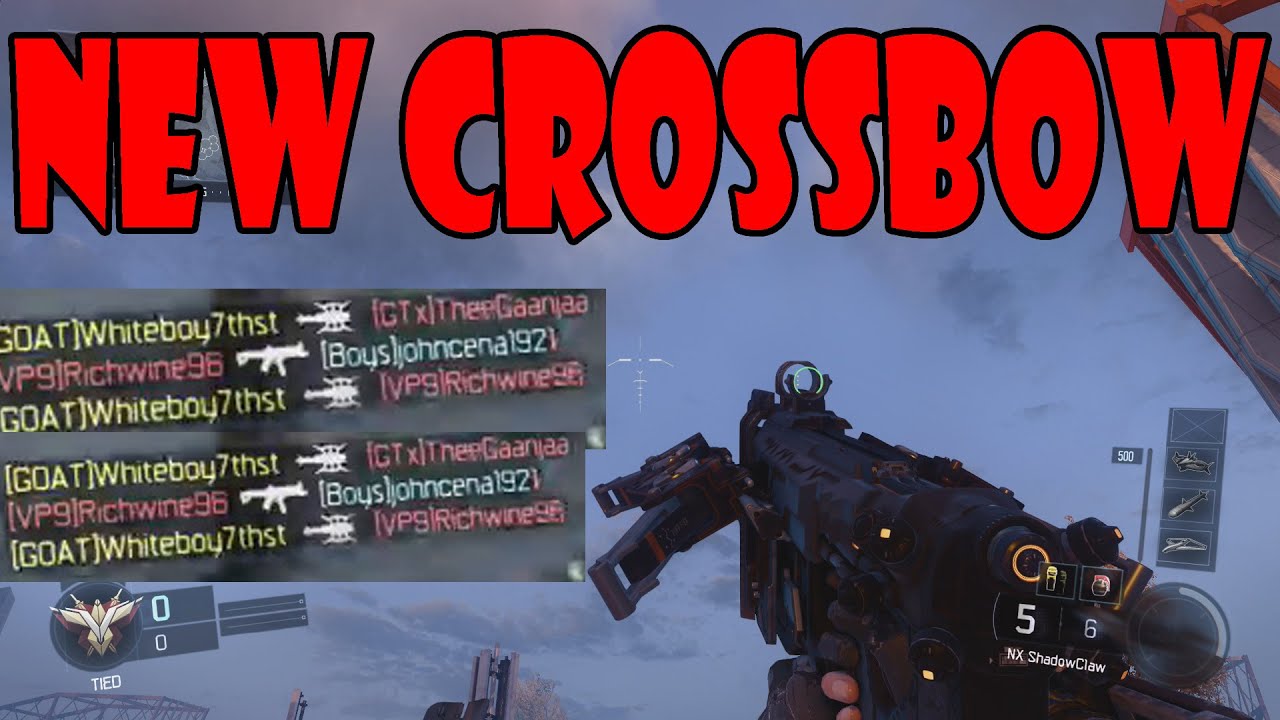 NX ShadowClaw CROSSBOW Gameplay + Unboxing (Black Ops 3 New Crossbow Gameplay)