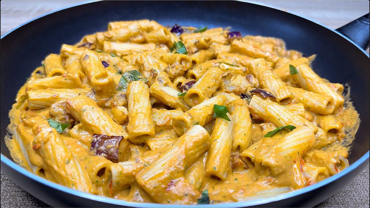 Невероятно вкусная паста! 2 лучших рецепта пасты из баклажанов, которые я когда-либо ел!