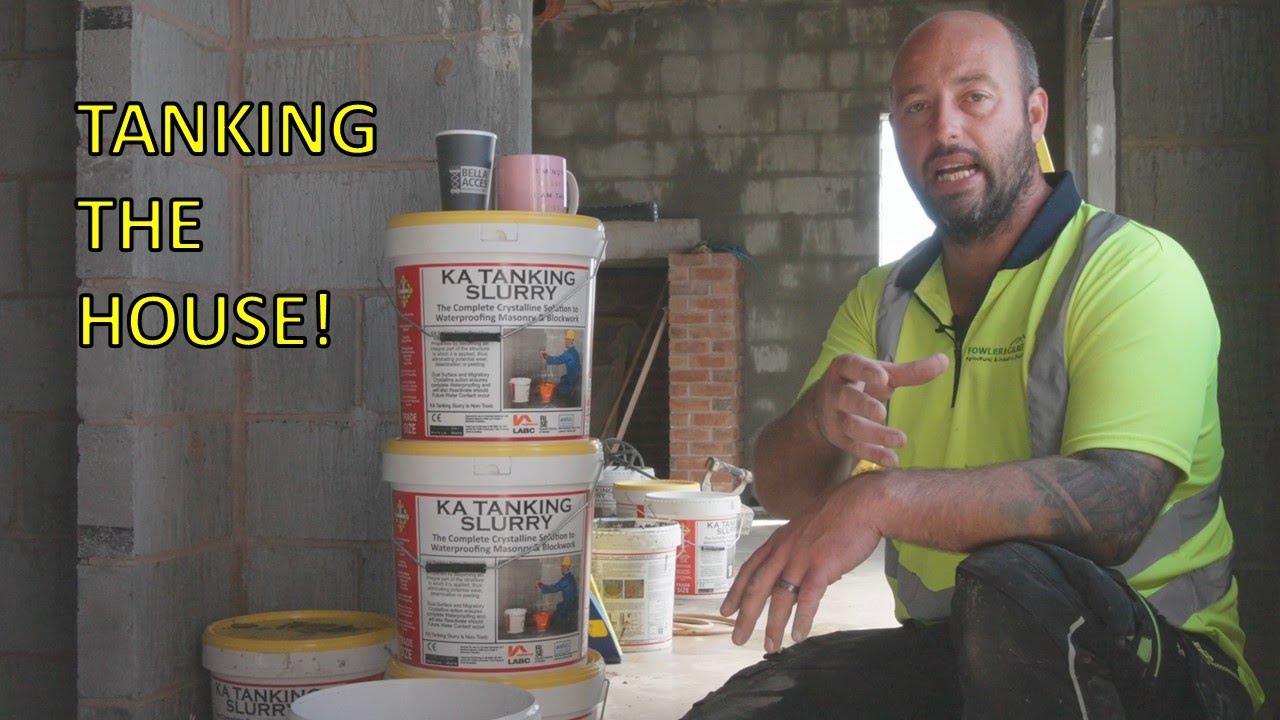 TANKING SLURRY FOR THE HOUSE BUILD