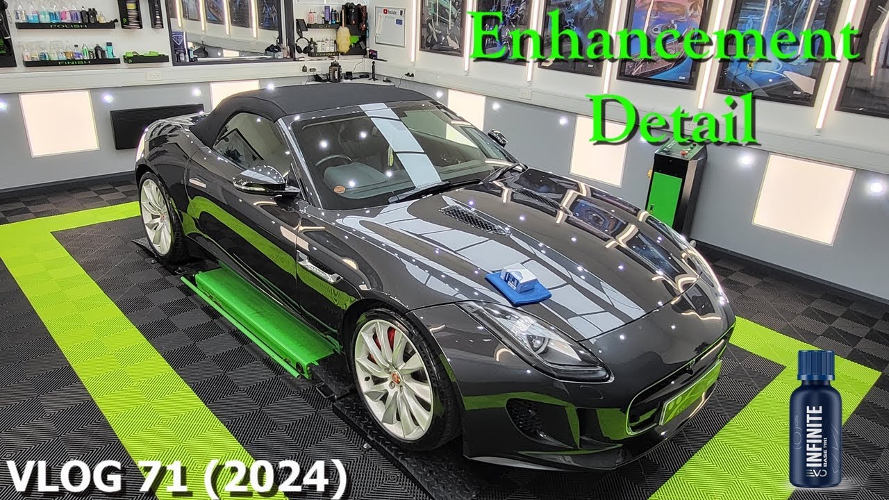 Jaguar F - Type Convertible Enhancement Detail / GYEON Infinite Base Type 1 Ceramic Coatings