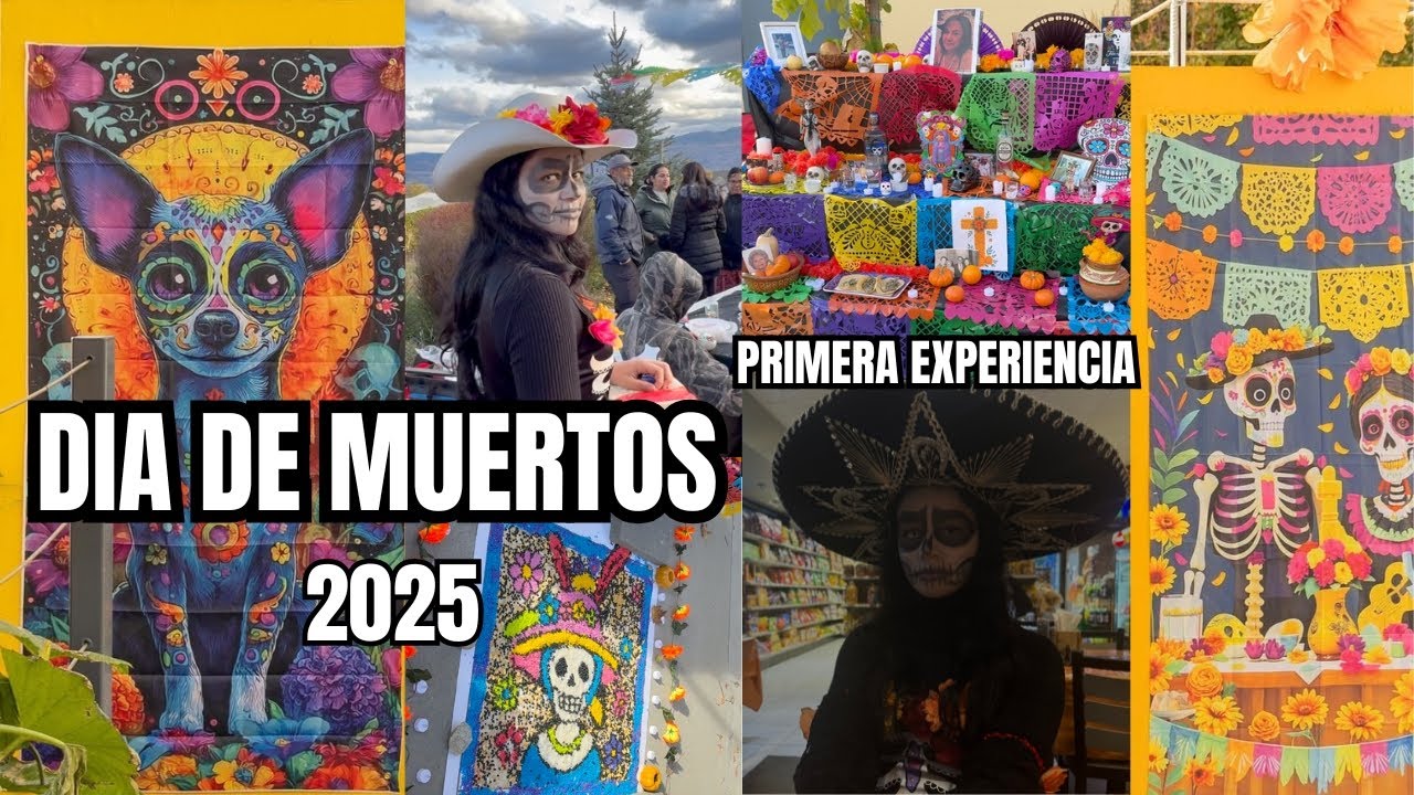 VIVO el DIA DE MUERTOS por PRIMERA VEZ | EXTRANJERA reacciona a MEXICO