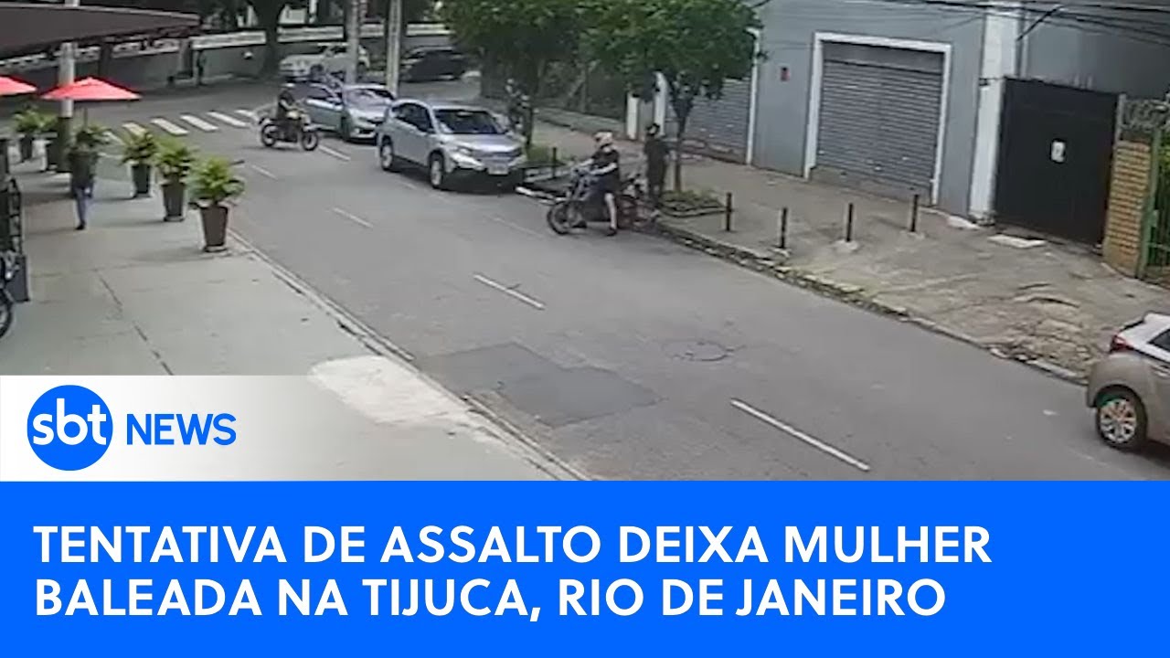 Confronto durante tentativa de assalto deixa mulher ferida na Tijuca, Rio de Janeiro