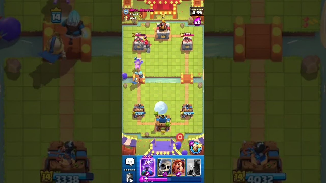 Una partida de Clash 