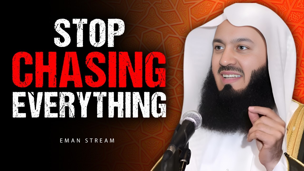 When You Stop Chasing Dunya, Allah Brings What Is Written for You | Mufti Menk