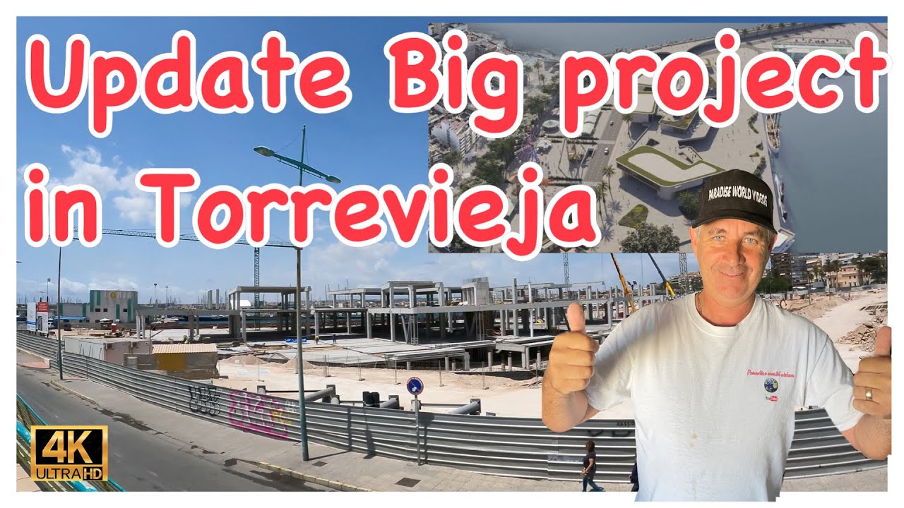 torrevieja Spain 🇪🇸 update port project/ julyTorrevieja harbour costa blanca spain