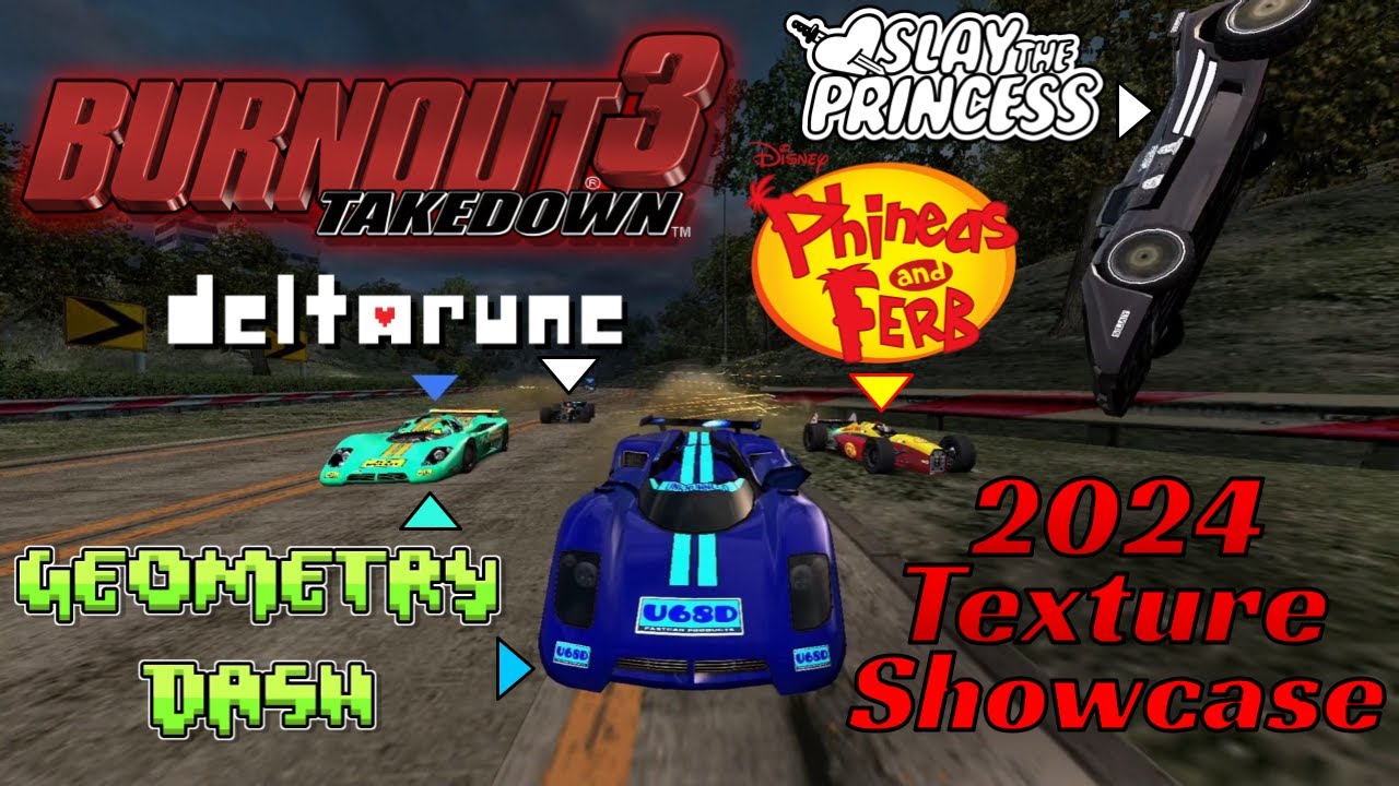 Burnout 3: Takedown - 2024 TEXTURE SHOWCASE! | DDashUnknown