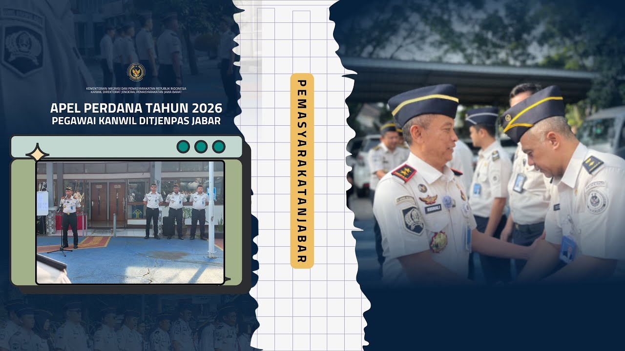 Amanat Kakanwil Ditjenpas Jabar pada Apel Perdana Tahun 2026