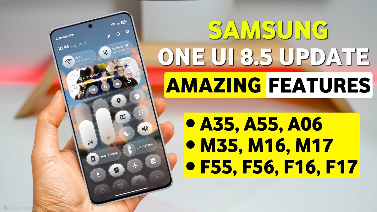 Samsung One UI 8.5 Update : New 20 Hidden Features | One UI 8.5 for A35,M35,A55,M16,M17,F16,F17,F55