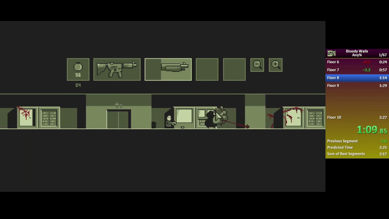 Bloody Walls Gameplay/Speedrun Any% 2:13.670