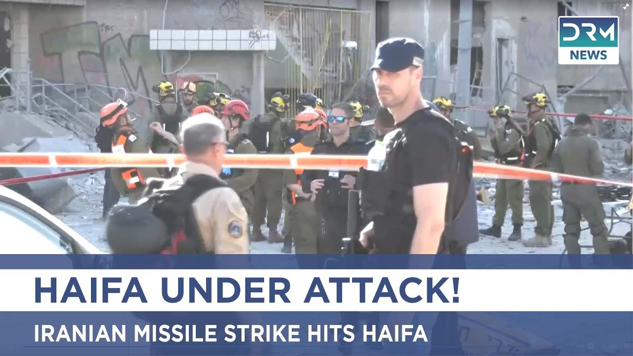 Iranian Missile Hits Haifa | Israeli Teams at Impact Site | AH1Z