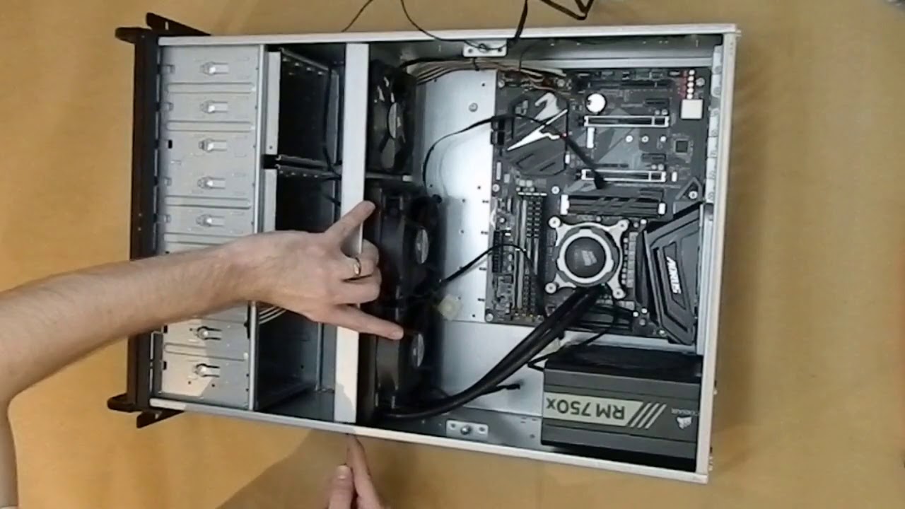 Building 4U Rack-mounted PC