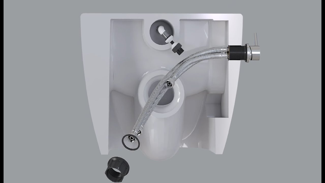 COMFORT BIDET Integrated Tap for WC / Entegre Taharet Musluğu