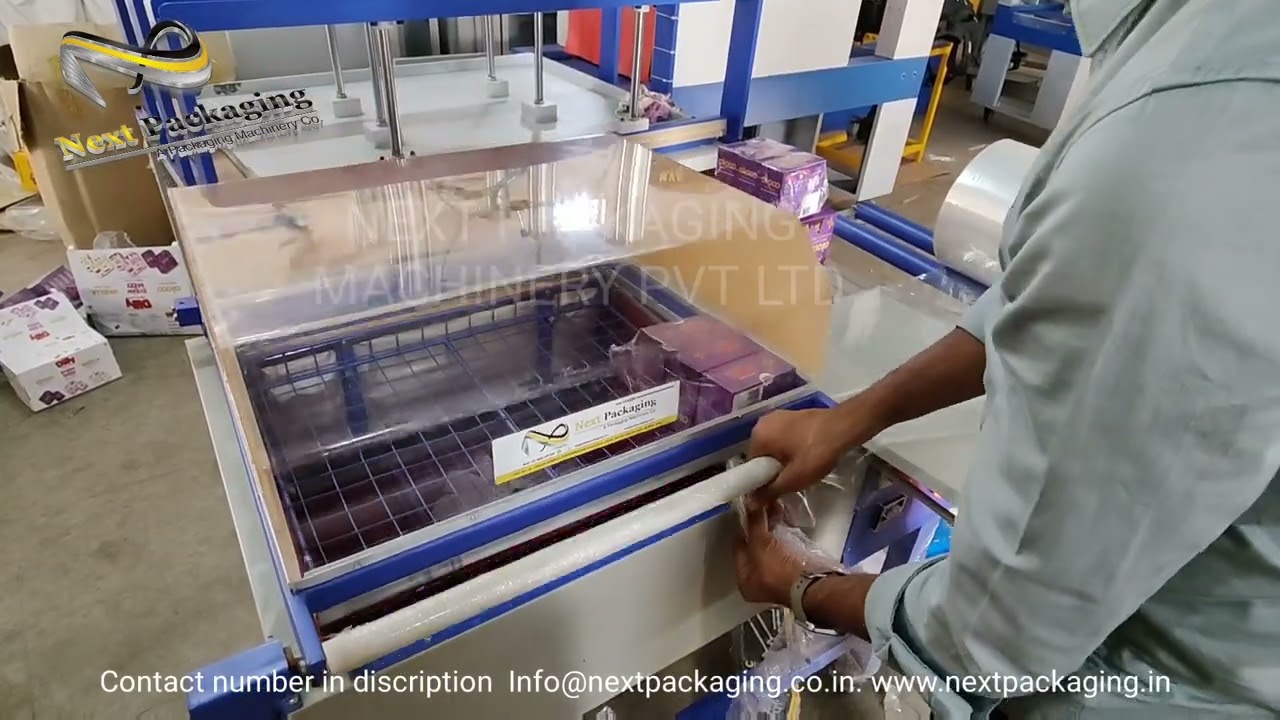 Best and easiest shrink wrapping machine | chamber type shrink wrapping machine