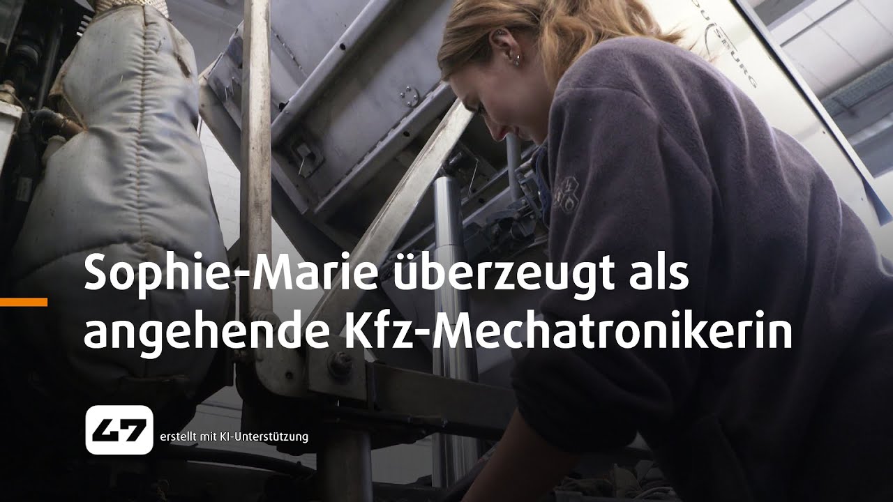 STUDIO 47 .live | AZUBI DES MONATS: SOPHIE-MARIE ÜBERZEUGT ALS ANGEHENDE KFZ-MECHATRONIKERIN