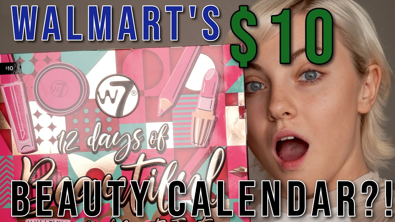 Walmart's $10 beauty advent calendar?! 😱 omg!