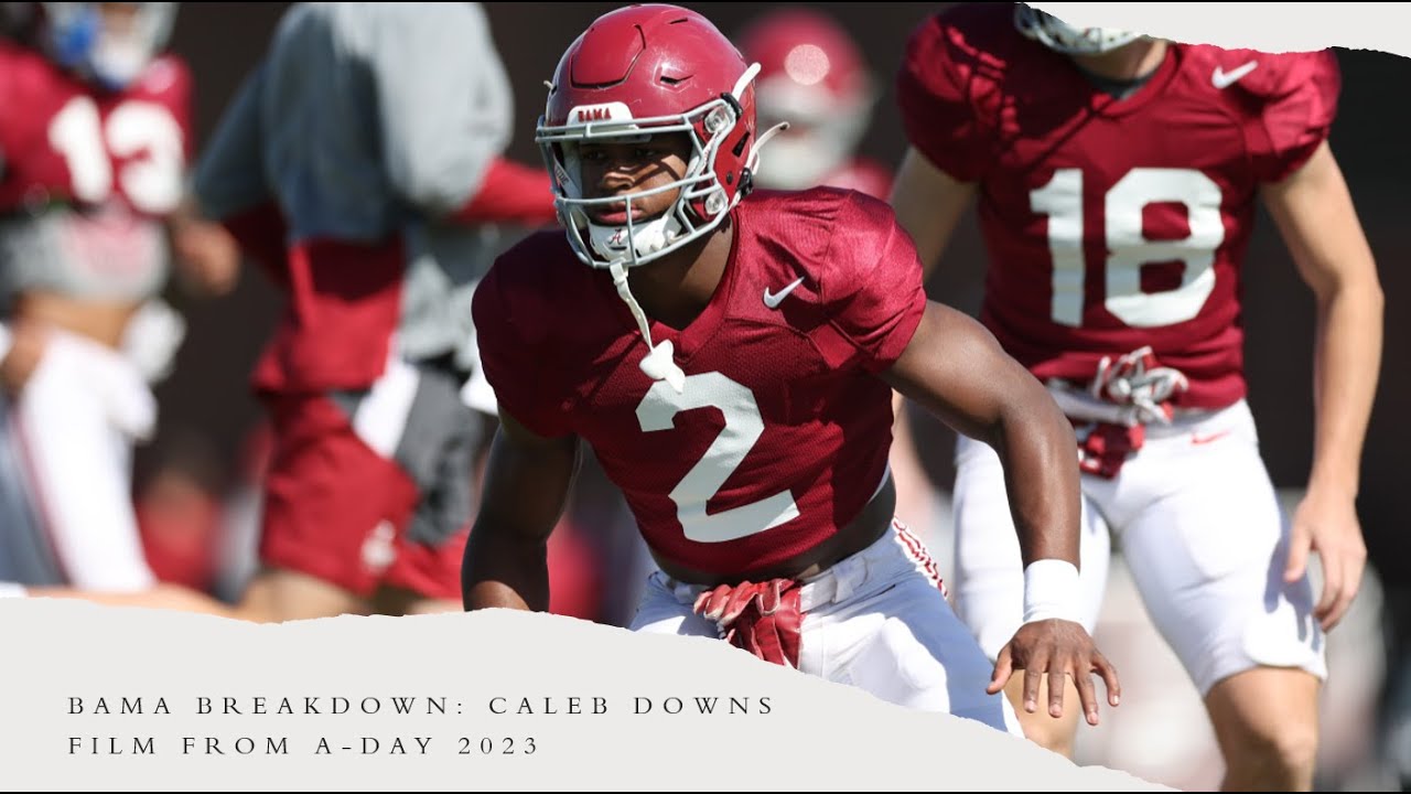 Caleb Downs - The Next GREAT One - FILM BREAKDOWN - A-Day 2023