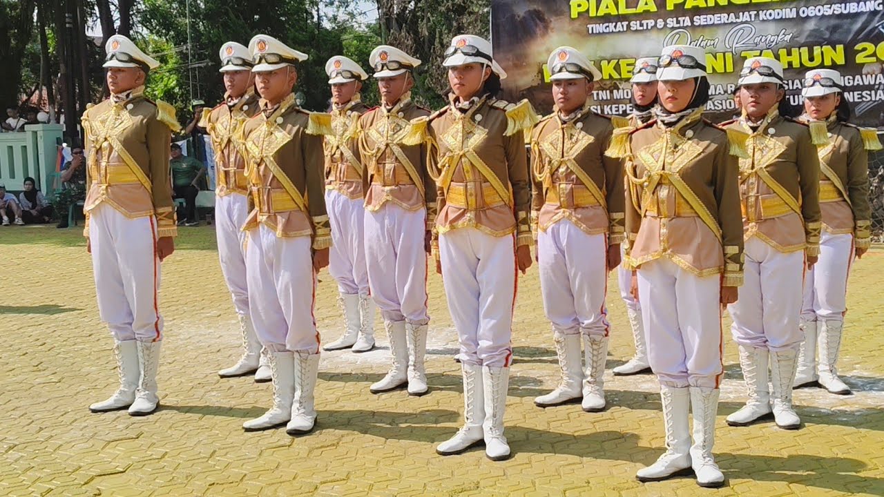 JUARA HARAPAN UTAMA 3 - PASKIBRA SMAN 4 SUBANG LBB PIALA PANGLIMA TNI