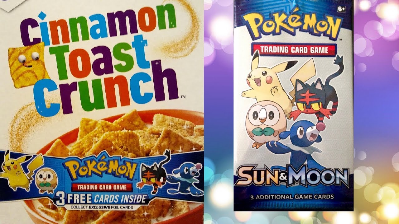 Pok&eacute;mon Cards For Breakfast! (Cinnamon Toast Crunch) | Archives #54