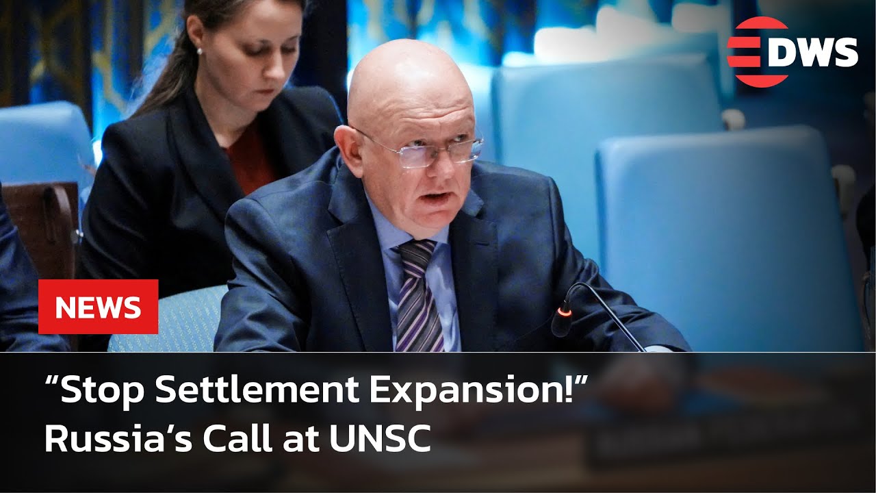 Russia&rsquo;s Statement at UNSC on Gaza Conflict, Hostages, and Regional Stability | DWS News | AC1F