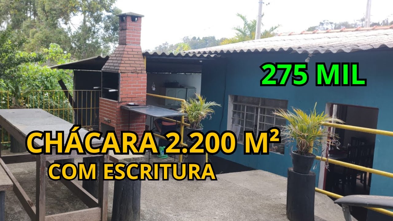 Chácara com Escritura 2.200 m² , Piedade-SP, R$ 275 mil