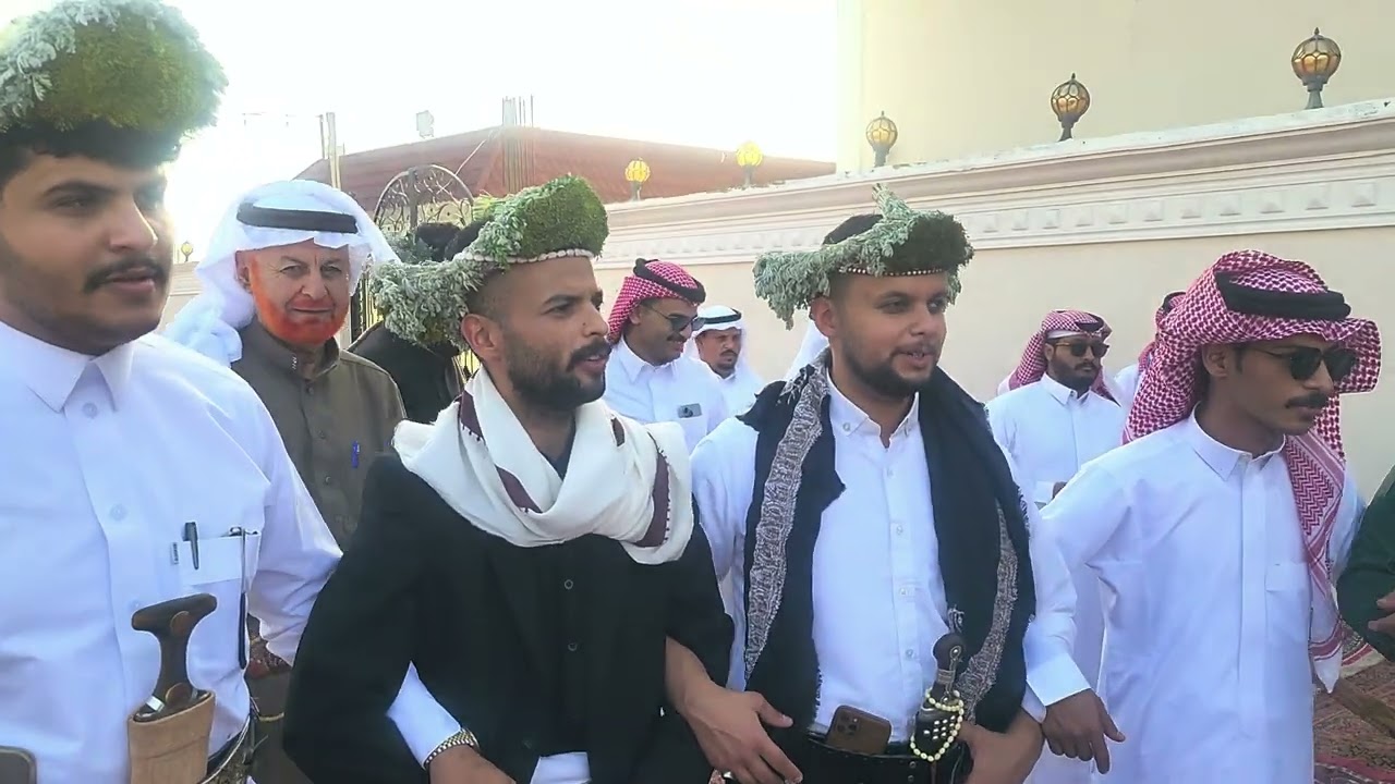 من احتفال قببلة ال شراحيل بفيفاء بمناسبة تنصيب الشيخ حسين جابر جبران الشراحيلى 4/10/1446