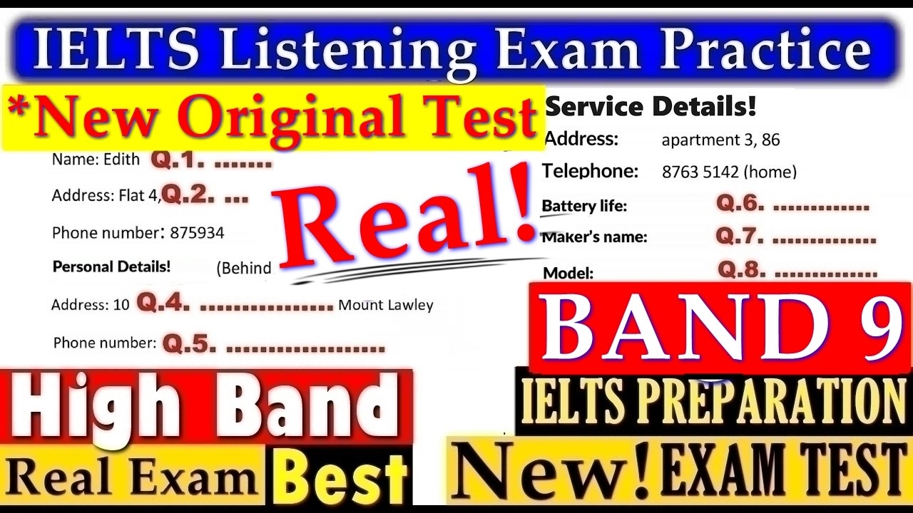 IELTS LISTENING PRACTICE TEST 2025 WITH ANSWERS | 05.12.2025