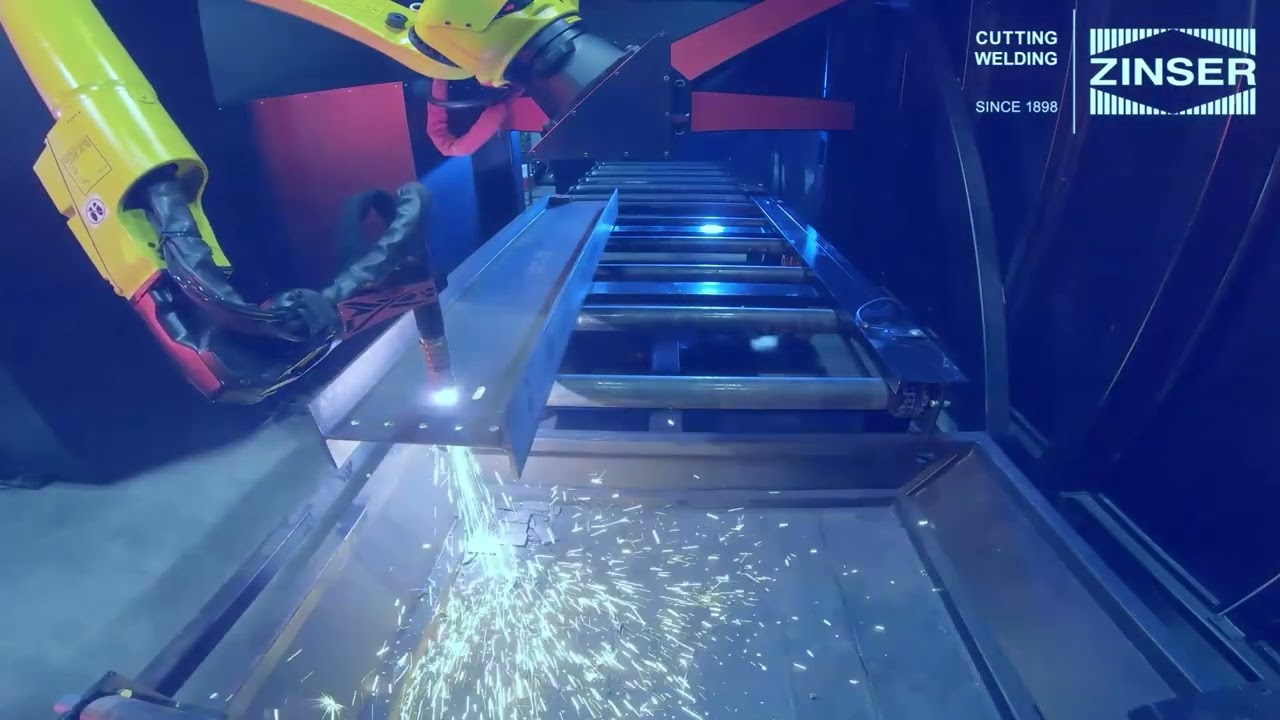 ZINSER BeamBot – Automated Beam and Profile Processing with Laser and Plasma