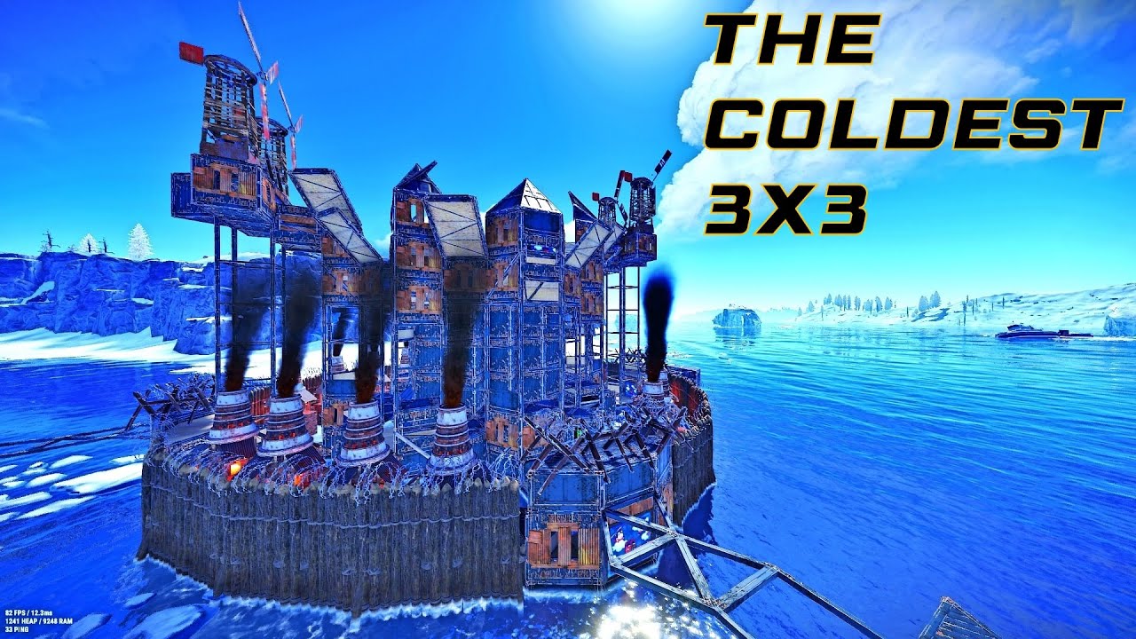 THE COLDEST 3X3 IN THE GAME | MEDIUM GROUP | FUNNEL | OPEN CORE | TOWERS | RUST BASE TUTORIAL
