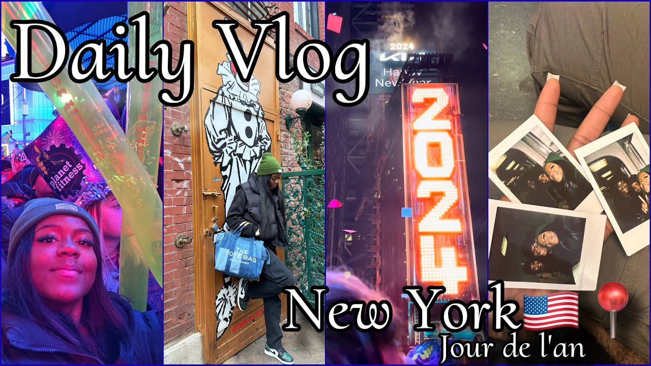 Jour de l'an à New york 🇺🇸 Times square , tour de la ville, Statue de la liberté etc : Daily Vlog