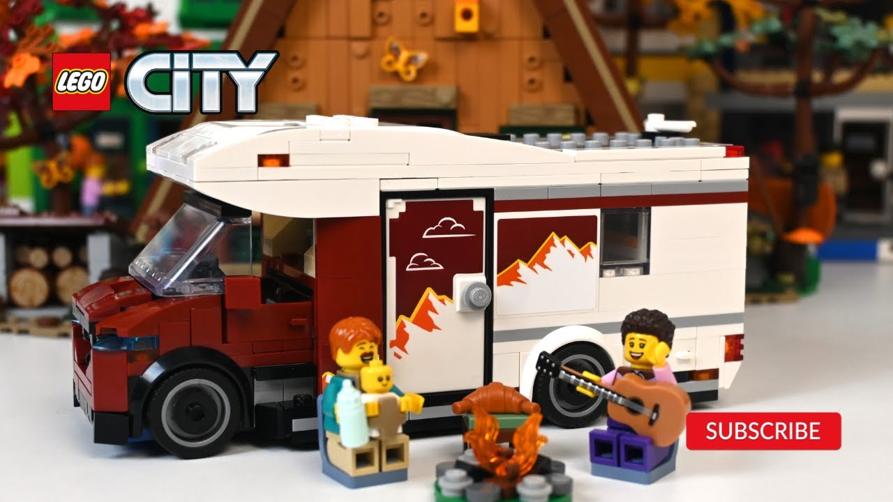 LEGO Holiday Camper Van 60454 Самостоятельная сборка и обзор — Не идеален...