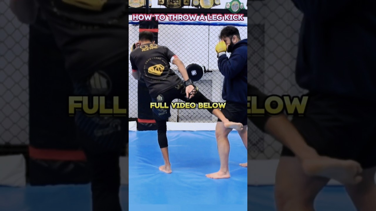 World Champ Teaches Leg Kick Basics | #tutorial #mma #muaythai