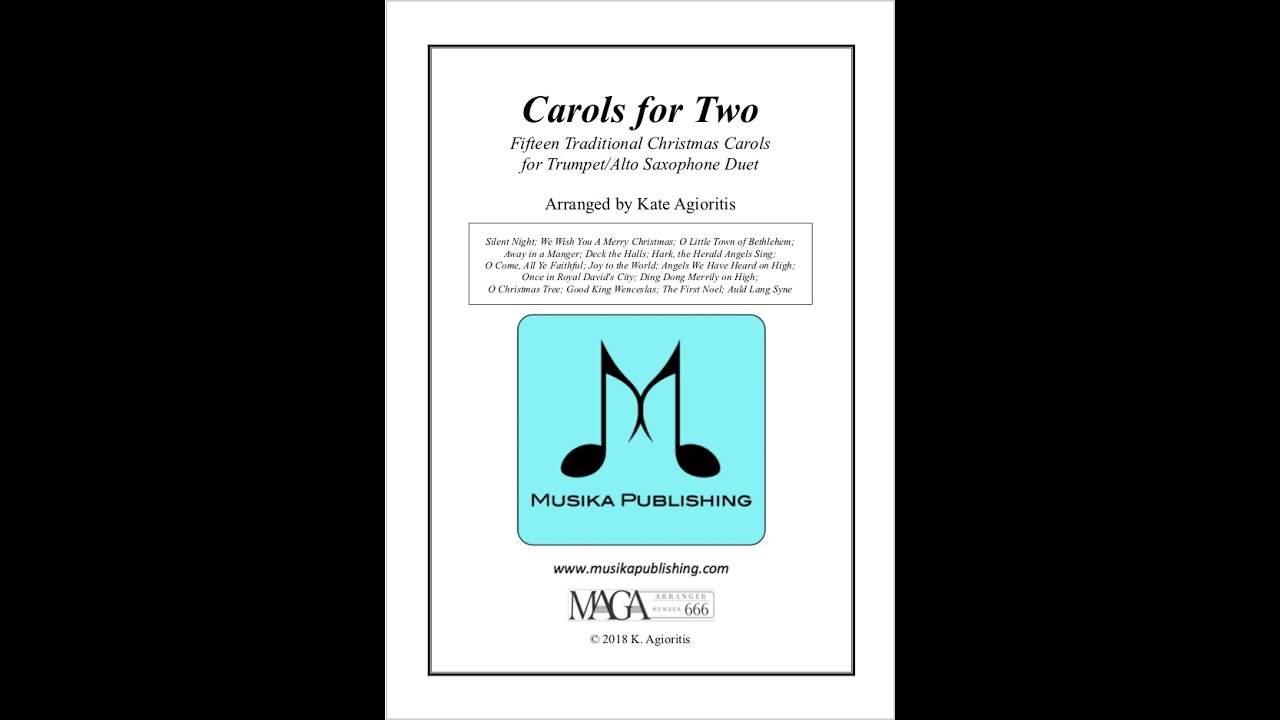 Carols for Two - Trumpet and Alto Saxophone Duet