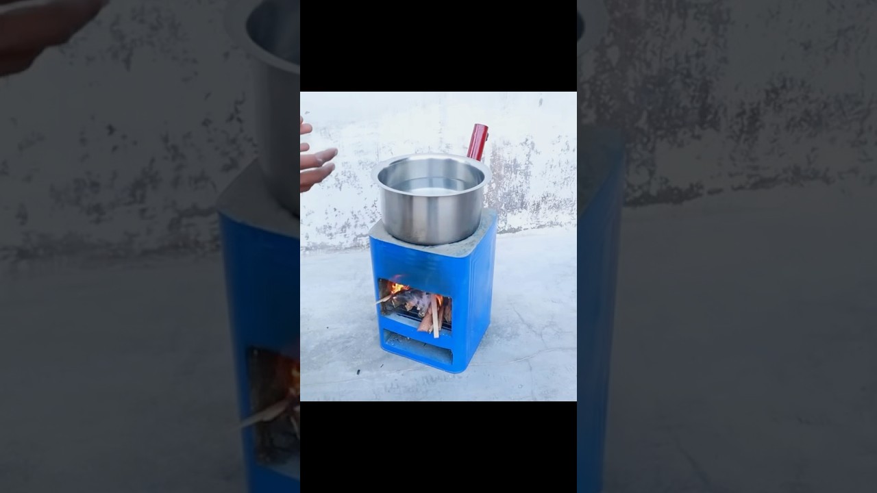 I build a wood stove using oil teen
