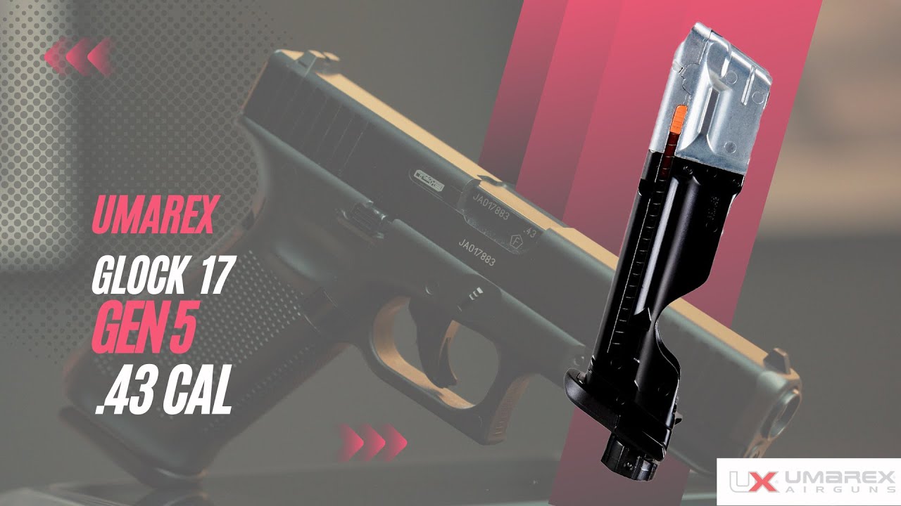 Umarex Glock 17 Gen 5  43 cal Quick Piercing Magazine de emergencia