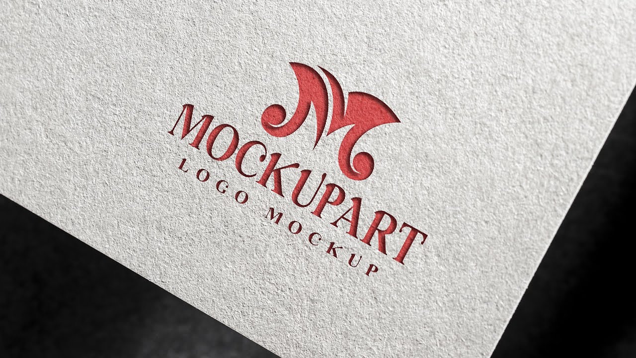How to make Embossed logo mockup | Photoshop Mockup Tutorial