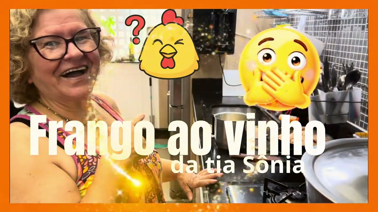Frango ao vinho da tia a Sonia - sucesso