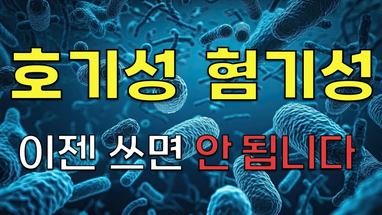호기성, 혐기성, 이젠 쓰면 안 됩니다 | 미생물과 산소의 관계 (Relationship of microorganisms and oxygen)