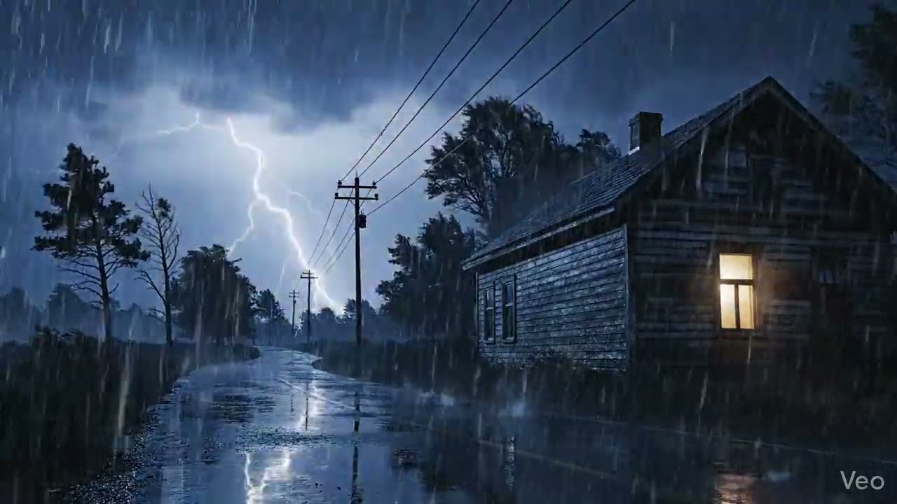 Gentle Rain on Window 🌧️ Relaxing Rain Sounds for Sleep, Study & Focus