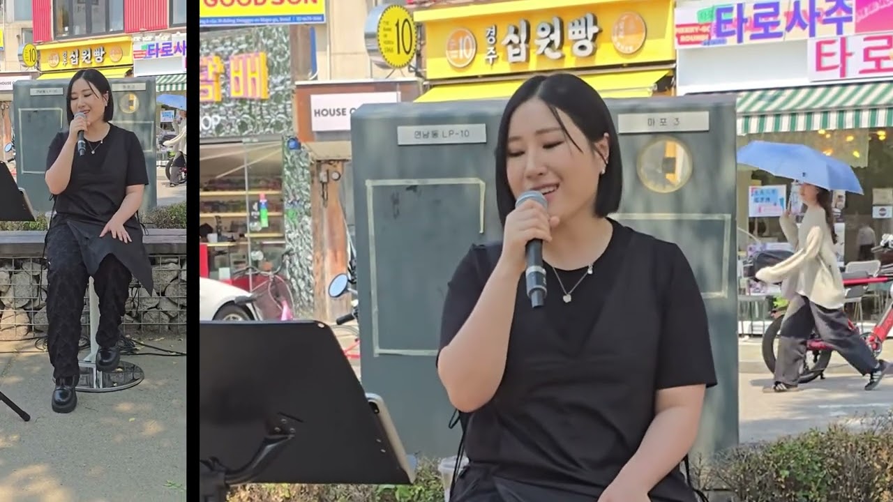 YOARI - True (Live Busking) 📝 Lyrics 🎤 요아리 강미진 ｜2024-06-28 경의선숲길공원