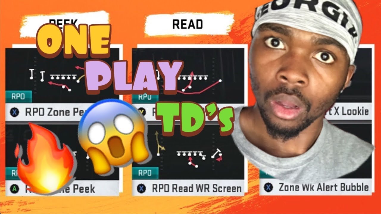 4 OF THE BEST ONE PLAY TOUCHDOWN PLAYS IN MADDEN 20 ULTIMATE TEAM | EASY TO RUN | DO THEM NOW |