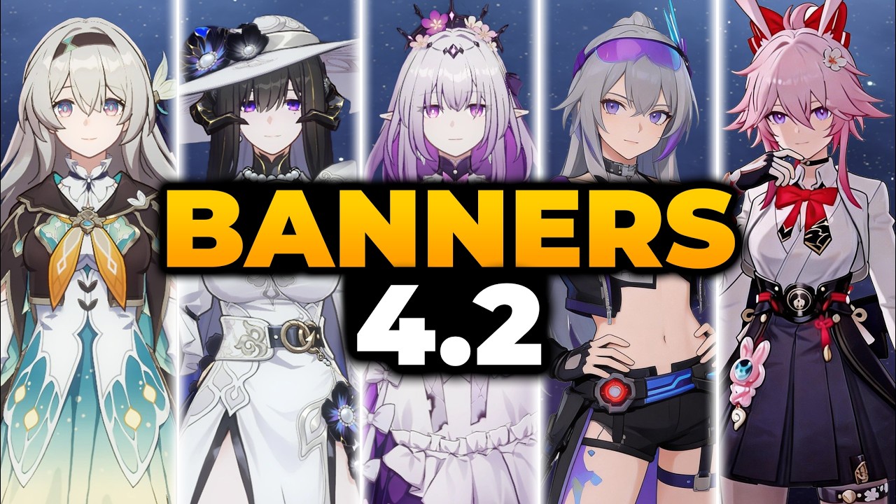 HSR 4.2 ALL UPDATED BANNERS + RERUNS | HSR Banners, Banner HSR, Next HSR Banner, HSR
